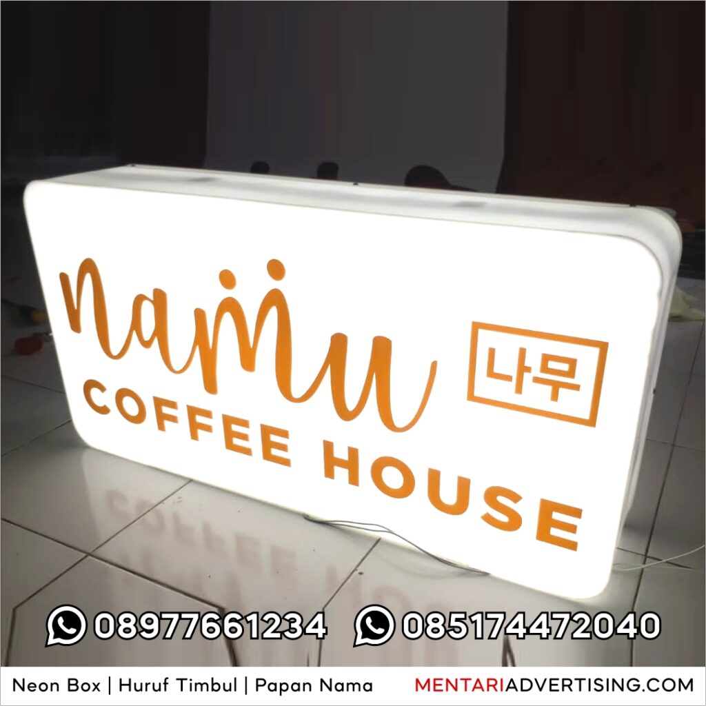 Neon Box Akrilik Surabaya