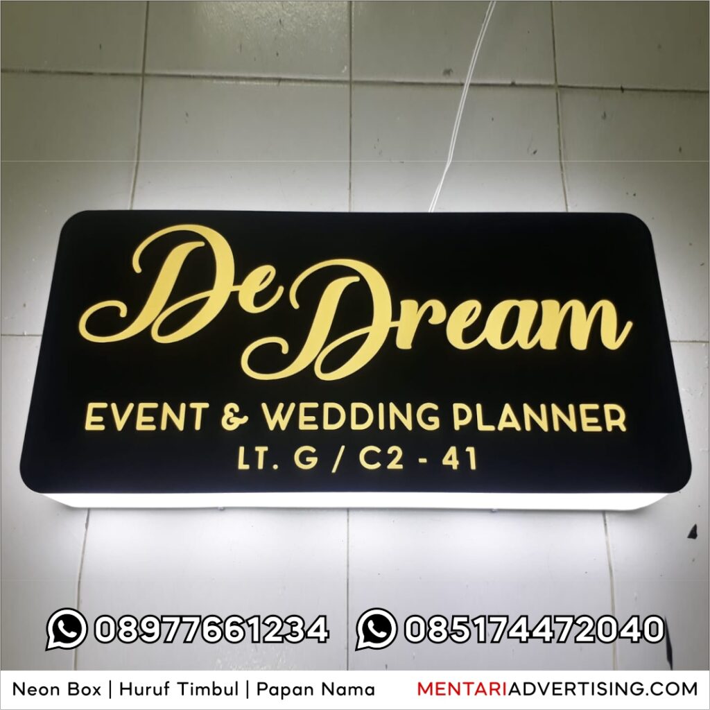 Neon Box Akrilik Surabaya