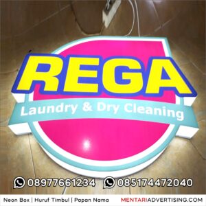 Jasa Neon Box Akrilik Surabaya