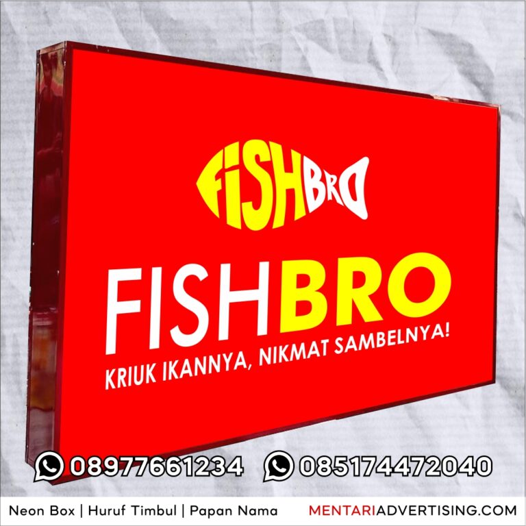 Harga Neon Box Per Meter Surabaya: Garansi 2 Tahun