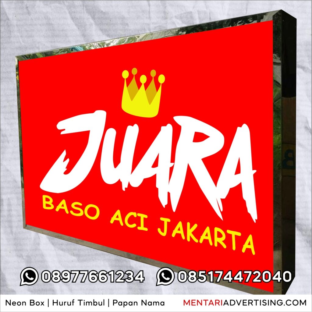 Neon Box Custom Surabaya