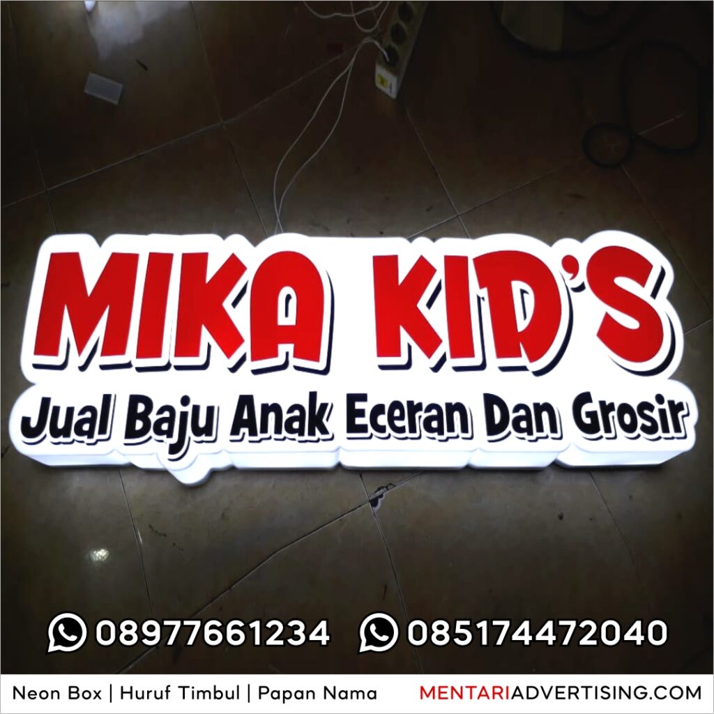 Neon Box Akrilik Surabaya