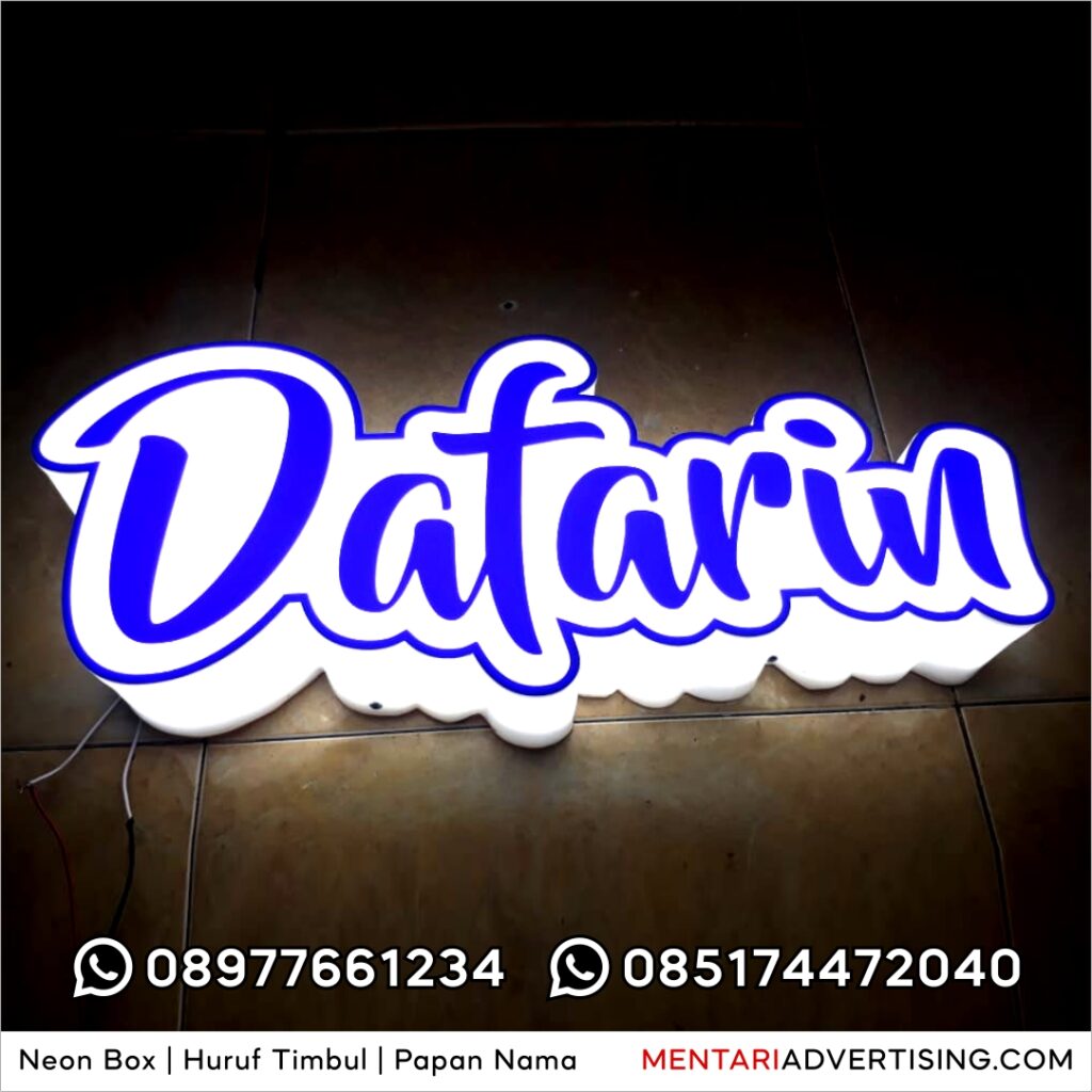 Neon Box Akrilik Surabaya